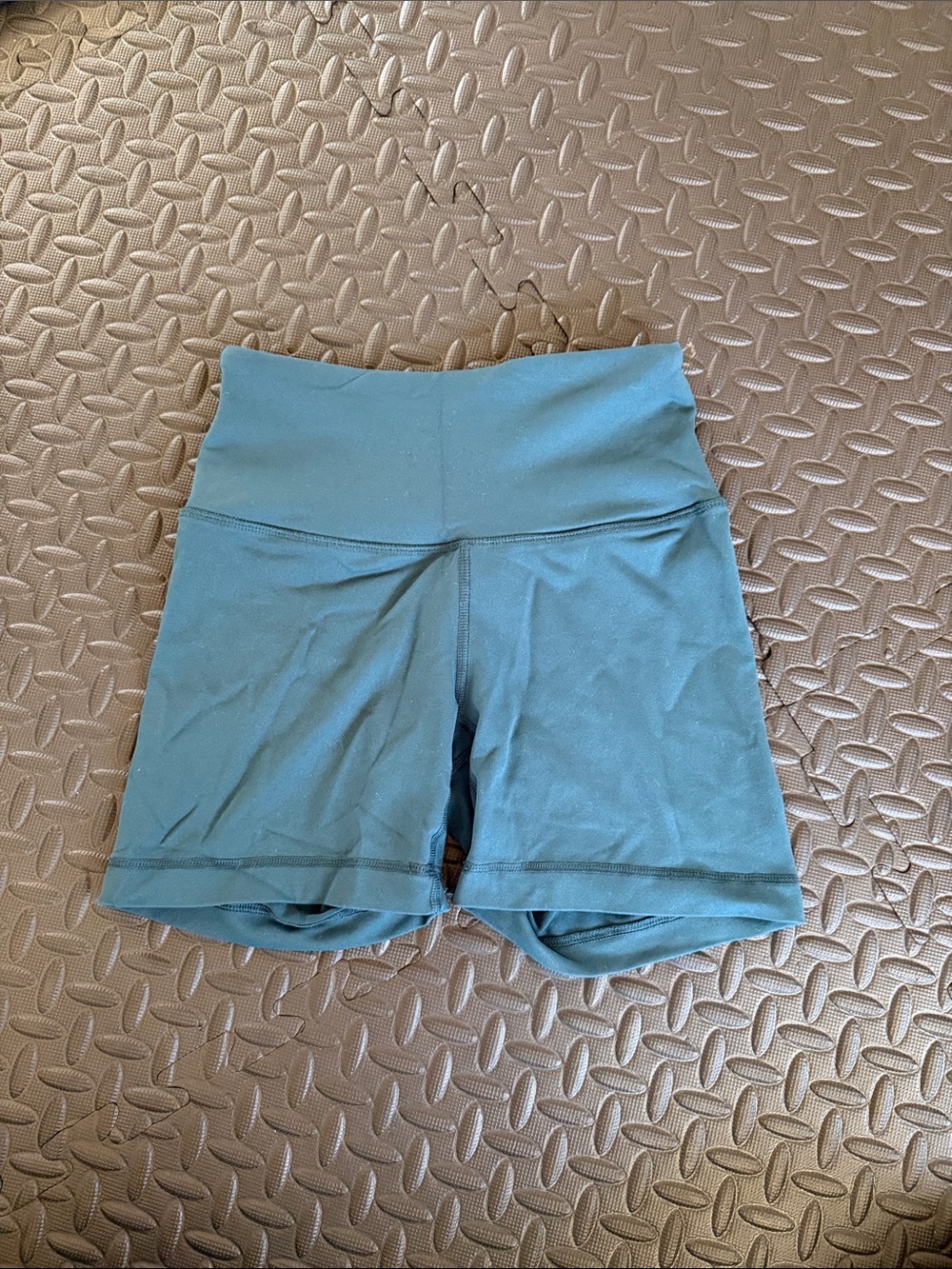 90 Degree By Reflex Teal Biker Shorts